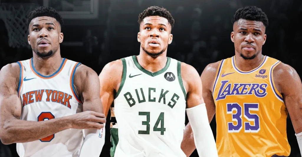 Giannis Antetokounmpo via dai Milwaukee Bucks
